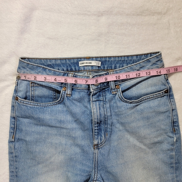 Elizabeth And James The Vintage Straight Denim Jeans 24" Inseam Size 8S 29 - Picture 11 of 14